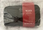 2 Tumi Delta Air Lines Amenity Kits Black  1 Sealed Toiletry Bag