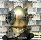Diving Helmet Mark V Deep Sea Scuba Full Size Antique U s Navy Brass Divers 18 