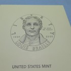 2009 United States Mint Braille Education Set With Uncirculated Silver Dollar