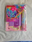 Vtg 90s Lisa Frank Dancing Dolphins  Paper Pack It Stationery Set