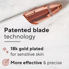 Finishing Touch Flawless Brows Eyebrow Hair Remover New 18k Gold Plated