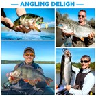 Plusinno Fishing Lures  137pcs Tackle Box With Included  Compact  Blue