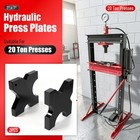 20 Ton Steel Shop Hydraulic Press Bed Plates H-frame Arbor 4 Notch 1 x7 x7  Set