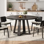 For 4-6 People Dining Table Kitchen 47 Inch Table Round Dining Room Table New