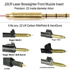  22lr Laser Bore Sight  Sighter  Front Insert Arbor Boresighter Precision Fit