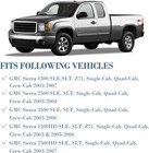 Seat Cover Driver Side Bottom Cloth Gray For 2003-2007 Gmc Sierra 1500 2500 3500