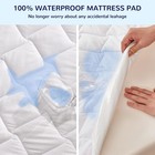 Waterproof Crib Mattress Protector 1 Pack  Elastic Fitted Twin Mattress52  x28  