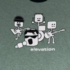 U2 Elevation Stick Finger Parody Ring Tee Concert Shirt Large Bono Edge 21x30