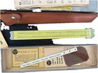 Vintage Pickett Model 1001-es Slide Rule W  Leather Case   Box Directions 1955