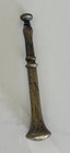 Antique Solid Brass Apothecary Mortar   Pestle     Dated 1825