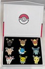 Eevee Evolution Enamel Pin Set-9pcs With Gift Box   Cute Collectible Badges  Fan