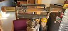Antique All Brass 14  Long L  Beckman Co  Surveyors Transit W  Box