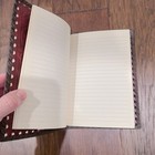 Eccolo Embossed Faux Leather Gold Roses Journal Refillable Italy Made 8x5 5