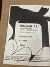 Rare 1986 Punk Rock Flyer The Secret Service Fanzine Flash Edition  1 - Nj