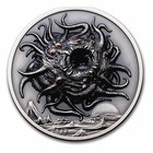 2023 Cit H p  Lovecraft  Azathoth 3 Oz High Relief Antique Silver Coin