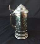 Vintage Avon Beer Stein Metal And Glass