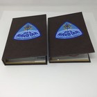 Vintage Nasa Space Missions Sts Memorabilia Books Graphic 1969 - 1998 2 Vol