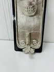 Halloween Spooky Hollow Gothic Black Skull Metal Decorative Wall Hook Silver