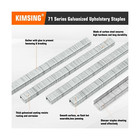20 Boxes - Kimsing 22 Gauge 71 Series Galvanized Upholstery Staples  3 8-inch   