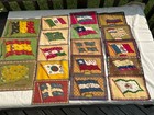 Lot Of 35 Early 1900s Tobacco Felt Flannel  Flags