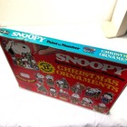 Vtg 1960s Peanuts Snoopy Christmas Ornament Craft Kit Complete Kit Glitter Glaze