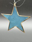Stained Glass Suncatcher Ornament Lot Dove  Star Vintage Hanging