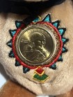 Limited Treasures Coin Bear 2000 Golden Dollar Coin Sacagawea And Pomp 2002 Ex 