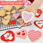 Heart Cookie Cutter Set 10-piece Stainless Steel Biscuit Cutters cake Cookie Dec