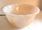 6 Vintage Fire King  424 6 Oz Peach Lustre Custards Scalloped Rim