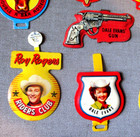 25- 1950 s Post s Cereal Premium- Roy Rogers-dale Evans Trigger Vintage Toy Lot