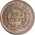 1851 Ms64bn Braided Hair Large Cent  Pcgs 34415068  Cac