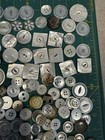 Oversized Buttons Shell Glass Vintage New  Lot Of 200