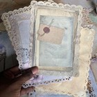 Vintage Ephemera Kit 12pc Scrapbooking Junk Journal Pack   Washi Tape