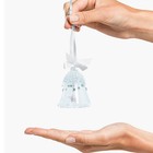 Swarovski Bell   Star Holiday Ornament  Small  Clear Crystals