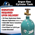 40 Cu ft 100  Argon Welding Gas Cylinder Tank Cga 580 - Full