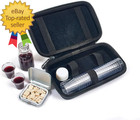 New Portable Communion Set Traveler Black 25 Cups Easy To Use Nd Carry