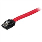 Startech Lsata18 18in Latching Sata Cable Male Sata - Male Sata - 18 - Red
