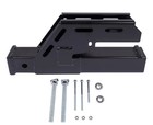 Tractor Clamp On Trailer Hitch 2  Receiver Replace For Most Tractor Bucket Black