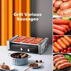 Commercial Hot Dog Roller Machine 17 Hot Dog 7 Roller Electric Grill Cooker