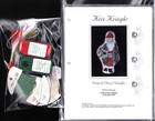 Needlepoint Pattern Christmas Santa Kringle W  Threads   Suede C  Schaeffer