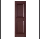 Severe Weather Exterior Shutters Pair Bordeaux 15  X 51  Raised Panel Vinyl