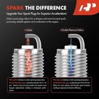 Iridium Platinum Spark Plugs Compatible With Ford Taurus 1999-2006  Pack Of 6
