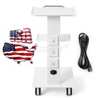 Dental Medical Mobile Rolling Cart Trolley For Laser Ultrasound Imaging Scanner
