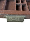 Hamilton Mfg Co Wood Printers Drawer Letterpress Tray Shadowbox Display Case