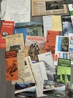 Vintage Us National Parks Yellowstone Grand Teton Glacier Wy Mt Etc Ephemera Lot