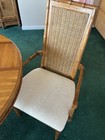 American Of Martinsville Hollywood Regency Dining Table  6 Chairs China Cabinet 