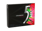 5 Gum Strawberry Flood - Sugar Free Gum 15 Piece  10 Packs 