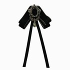 Women Retro Rhinestone Bow Neck Tie Collar Bowknot Jk Uniform Bowtie Ribbon