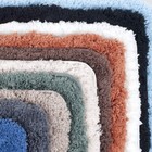 3 Piece Super Plush Non-slip Bath Mat Rug Set - Navy