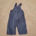 Vintage Oshkosh B   gosh Overalls 18 Months Blue Corduroy Made In Usa Baby Toddler